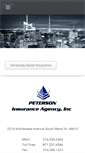 Mobile Screenshot of peterson-insurance-agy.com
